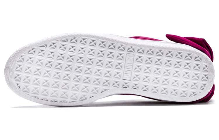 (WMNS) PUMA Suede Bow Pink/Purple 366779-03 - Image 6