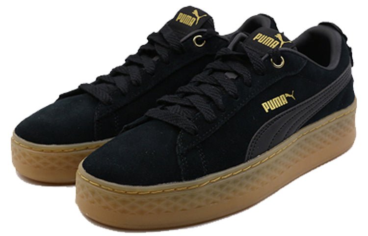 (WMNS) PUMA Suede Platform Elemental Steel Grey 'Black Gold' 366928-01 - Image 2