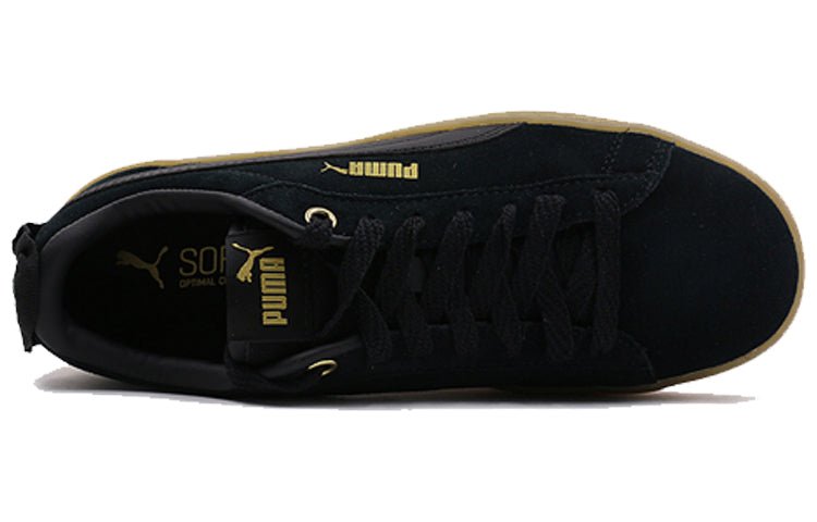 (WMNS) PUMA Suede Platform Elemental Steel Grey 'Black Gold' 366928-01 - Image 3