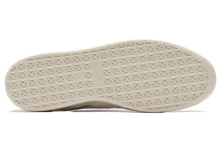 PUMA Clyde Rubber Toe Leather Leisure Board Shoes White 366986-01 - Image 5