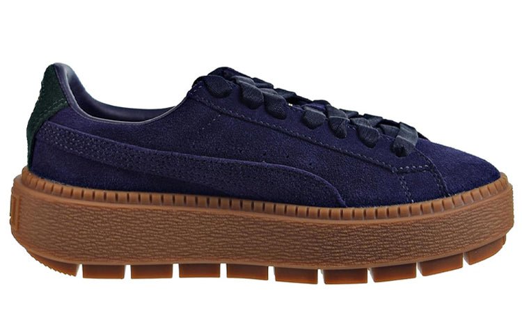 (WMNS) PUMA Suede Platform 'Purple' 367066-01 - Image 2