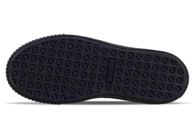 (WMNS) PUMA Basket Platform Bling 'Black' 367237-01 - Image 4
