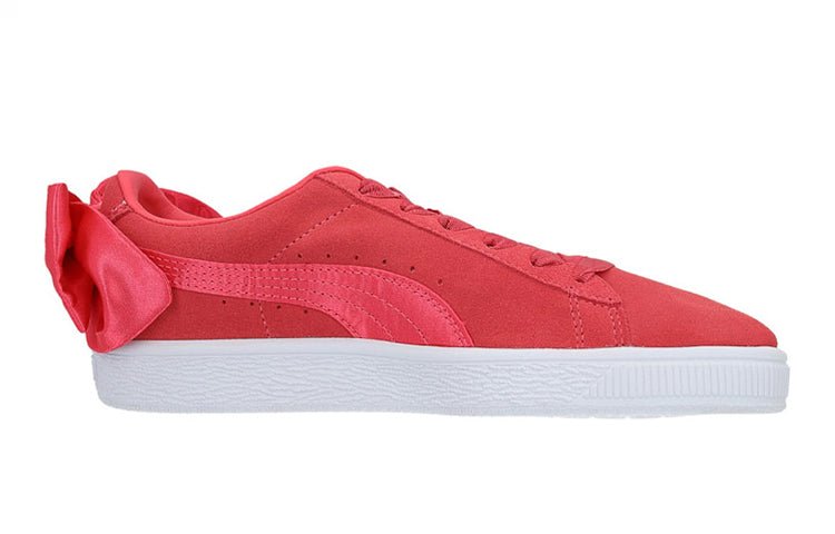 (GS) PUMA Suede Bow 'Red White' 367316-02 - Image 2