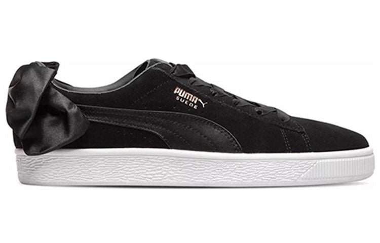(WMNS) PUMA Suede Bow Wn'S Black 367317-04 - Image 2