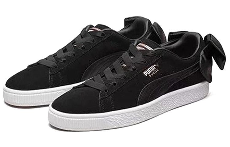 (WMNS) PUMA Suede Bow Wn'S Black 367317-04 - Image 3