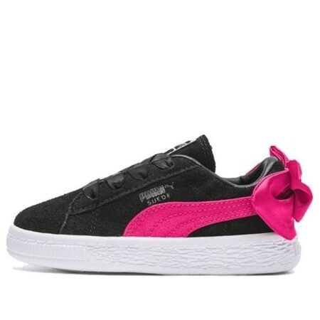 (PS) PUMA Suede Bow AC Sneakers Black/Pink/White 367318-04