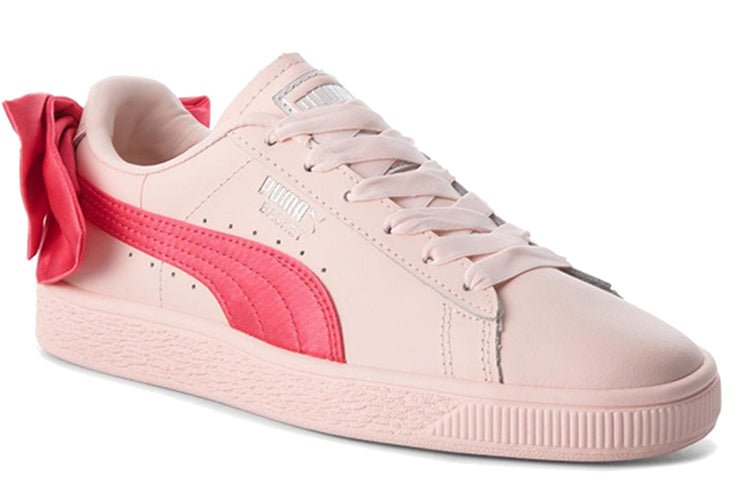 (GS) PUMA Basket Bow Patent 'Paradise Pink' 367321-02 - Image 3