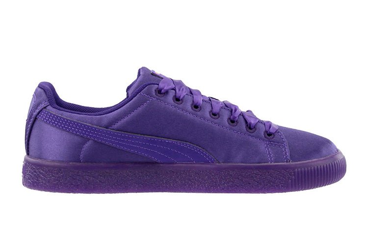 (GS) PUMA Clyde Satin 'Violet Indigo' 367469-01 - Image 2