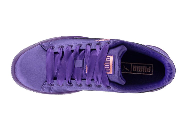 (GS) PUMA Clyde Satin 'Violet Indigo' 367469-01 - Image 3
