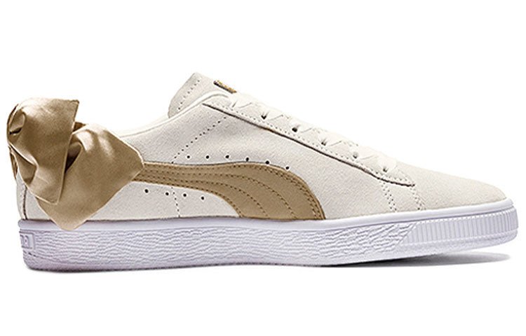 (WMNS) PUMA Suede Bow Varsity 'Pink Gold' 367732-03 - Image 2