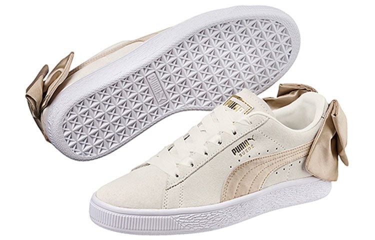 (WMNS) PUMA Suede Bow Varsity 'Pink Gold' 367732-03 - Image 3