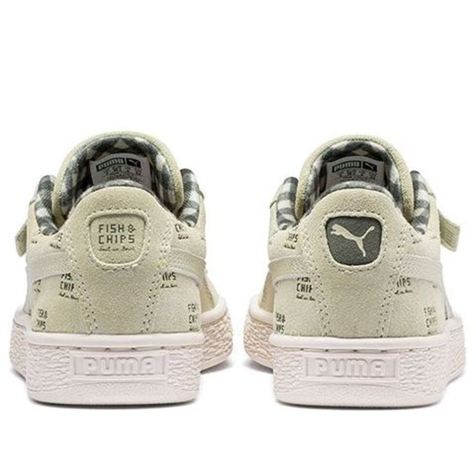 (GS) PUMA Suede Ldn x Tc 'Olive Green White' 367893-02 - Image 2