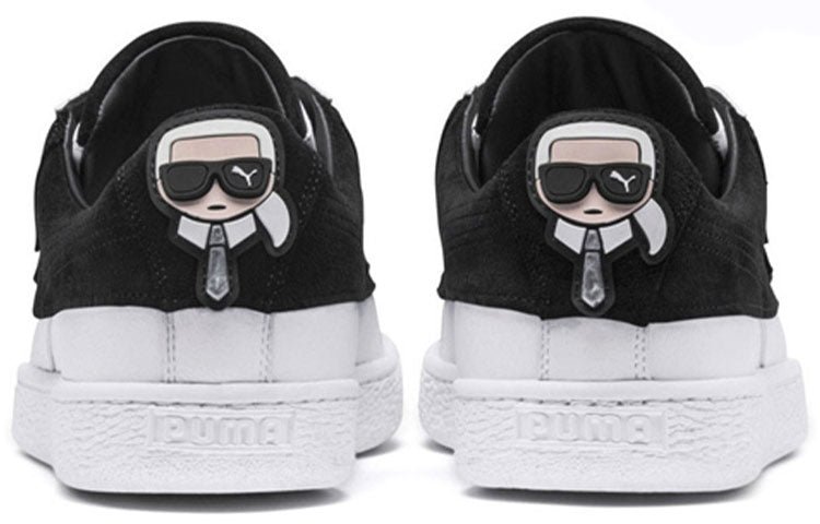 PUMA Karl Lagerfeld x Suede 'Black' 368071-01 - Image 4