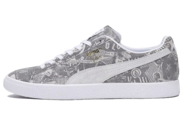 PUMA Clyde Rt x Volcom 'Grey' 368145-01 - Image 2