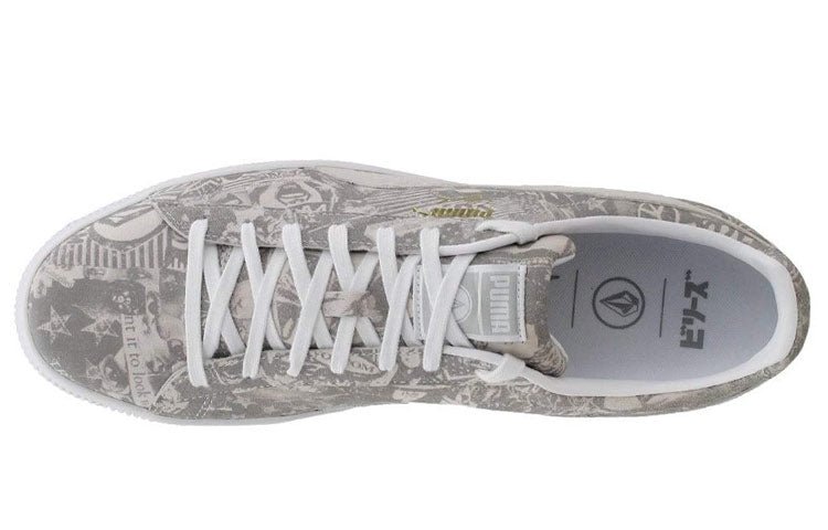 PUMA Clyde Rt x Volcom 'Grey' 368145-01 - Image 4