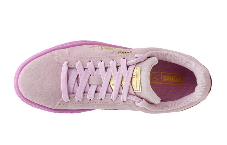 PUMA Suede Dragon Lace Leisure Board Shoes K Pink 368214-02 - Image 3