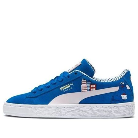 (GS) PUMA Suede Street 50 'Blue White' 368924-01