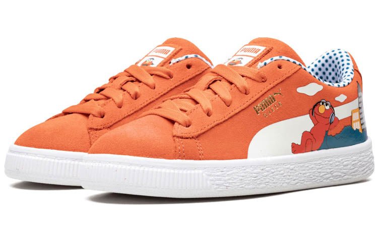 (PS) PUMA Suede Sesame Street 50 'Sesame Street - Elmo' 368924-02 - Image 2