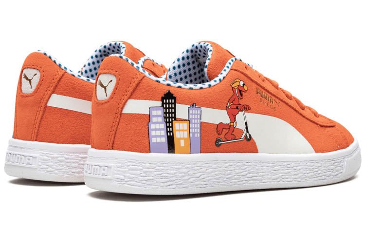 (PS) PUMA Suede Sesame Street 50 'Sesame Street - Elmo' 368924-02 - Image 4