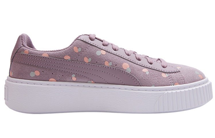 PUMA Sneakers Suede Platform Dots Jr 'Purple' 368991-01 - Image 2
