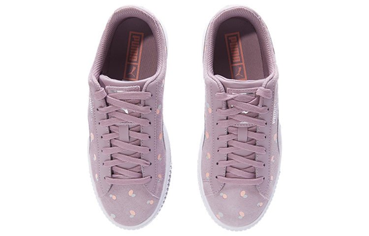 PUMA Sneakers Suede Platform Dots Jr 'Purple' 368991-01 - Image 4