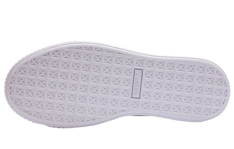 PUMA Sneakers Suede Platform Dots Jr 'Silver' 368991-02 - Image 5