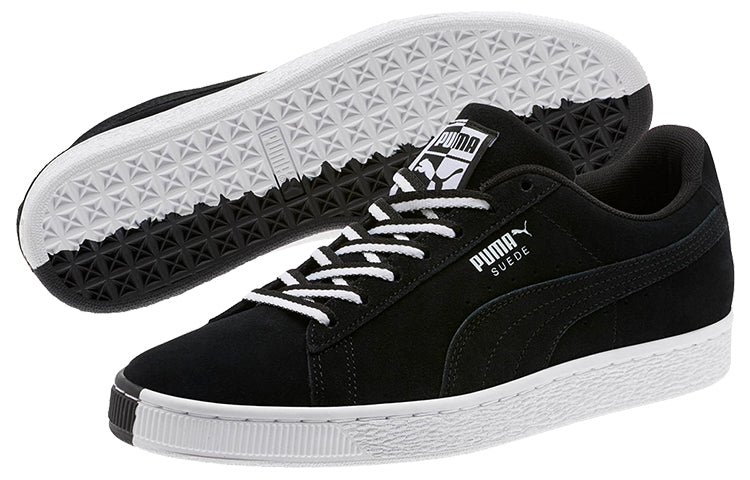 PUMA Suede Classic 'Other Side' Casual Sneakers Black/White 369206-01 - Image 4