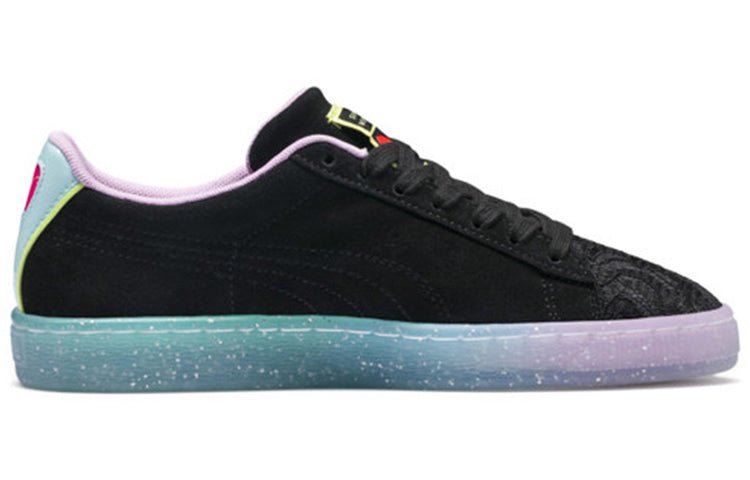 (WMNS) PUMA Sophia Webster x Suede 'Black Fiery Coral' 369516-01 - Image 2