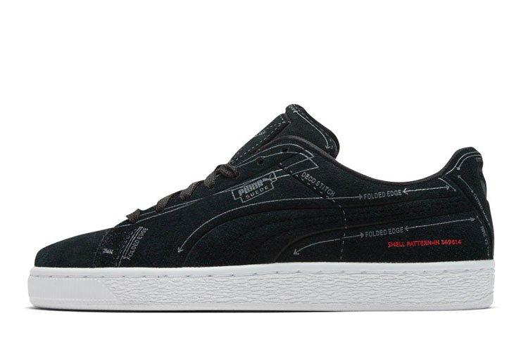 PUMA SUEDE CLASSIC PATTERN MASTER 'Black' 369614-02 - Image 2