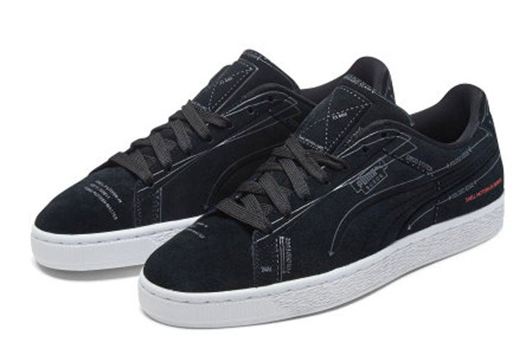 PUMA SUEDE CLASSIC PATTERN MASTER 'Black' 369614-02 - Image 4