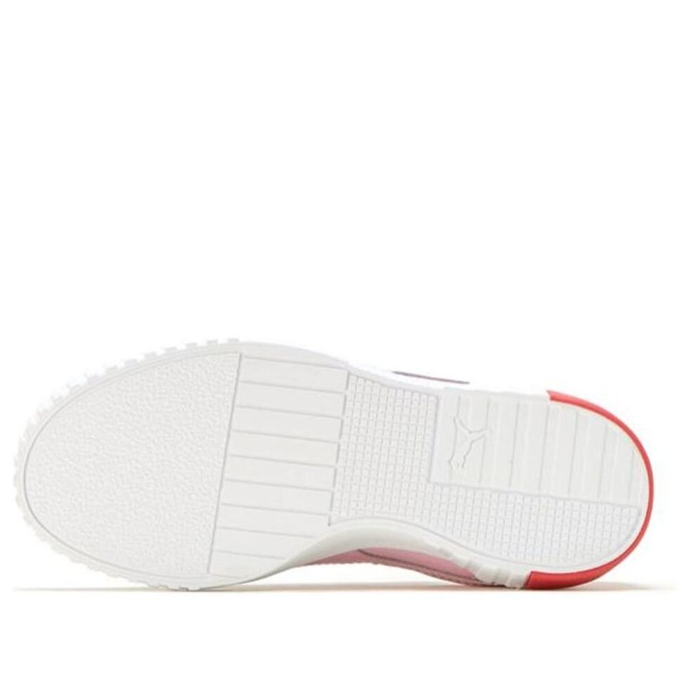(GS) PUMA Cali Lace Up 'Pink White' 369698-01 - Image 4