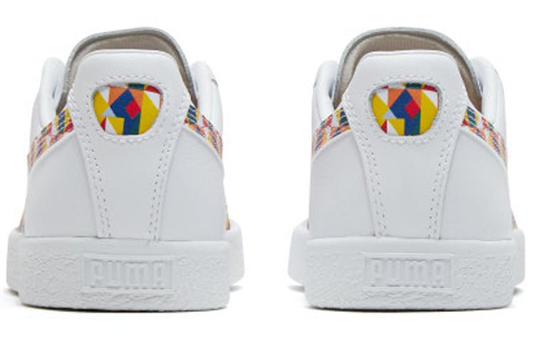 PUMA Clyde Graffiti Retro Casual Skateboarding Shoes Unisex 370001-01 - Image 4