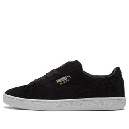 PUMA Suede Classic Metal Badge 'Black White' 370081-01