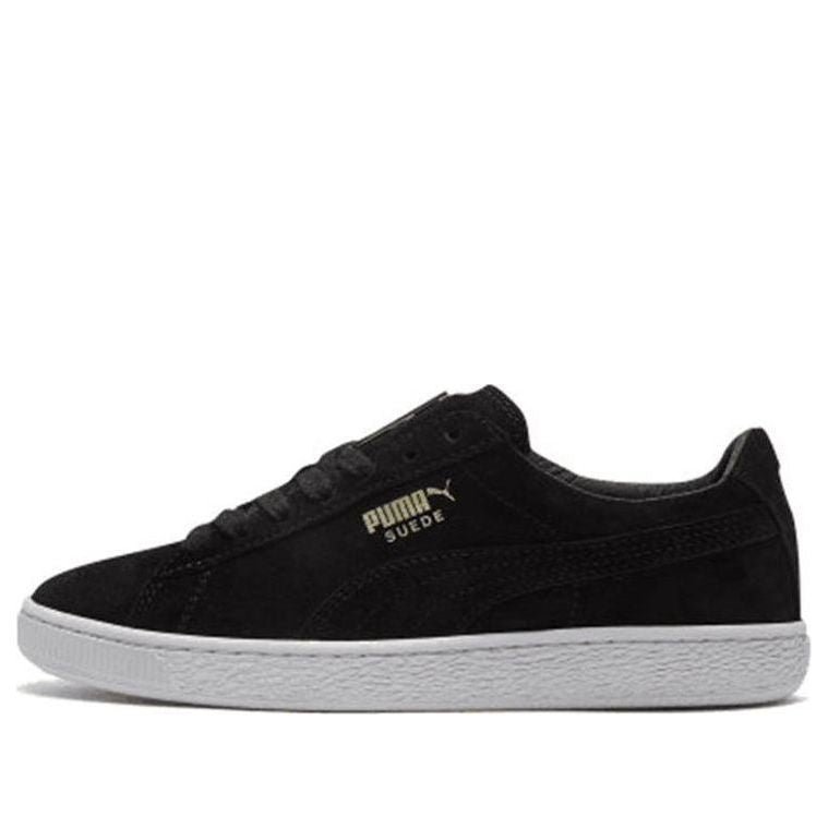 PUMA Suede Classic Metal Badge 'Black White' 370081-01