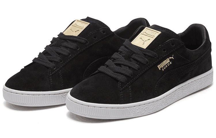 PUMA Suede Classic Metal Badge 'Black White' 370081-01 - Image 3