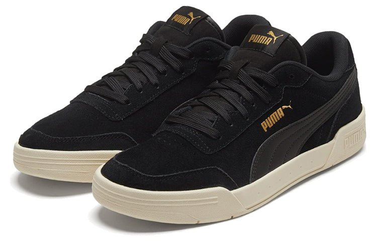 PUMA Caracal Suede 'Black White Gold' 370304-12 - Image 3