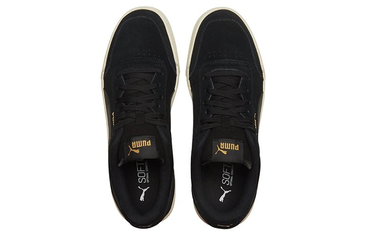 PUMA Caracal Suede 'Black White Gold' 370304-12 - Image 4
