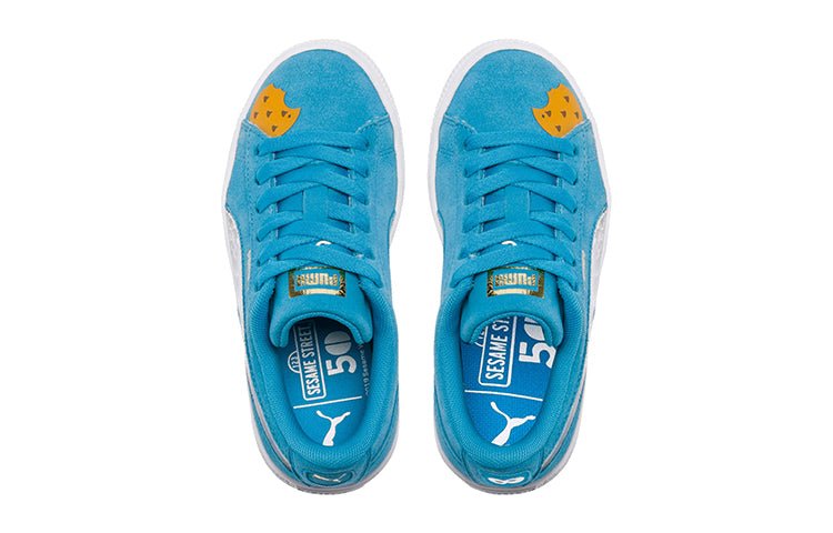 (PS) SESAME STREET 50 x PUMA Suede Statement Sneakers Blue 370383-01 - Image 3