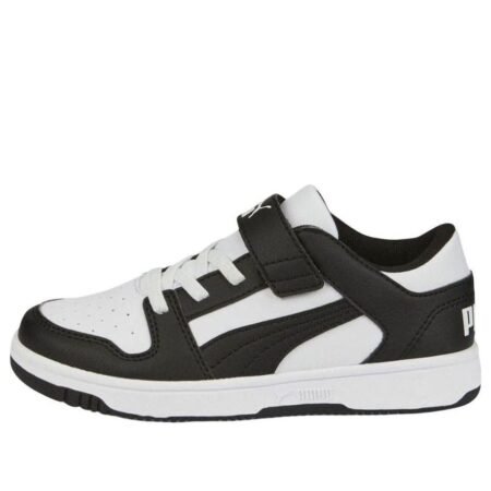 (PS) PUMA Rebound Lay-Up Lo V 'White Black' 370492-16