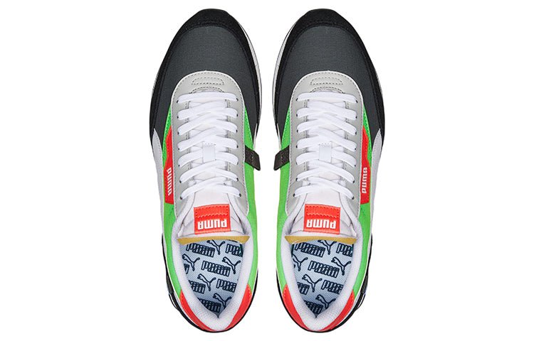PUMA Future Rider 'Play On - Dark Shadow Fluo Green' 371149-85 - Image 4