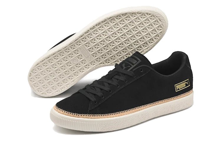 PUMA Suede Trim DLX Black Unisex 371749-01 - Image 3