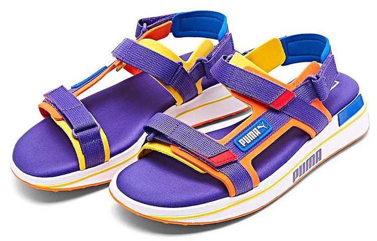 PUMA Future Rider Game On Sandal 'Purple White' 371964-04 - Image 3