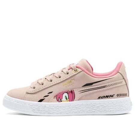 (PS) PUMA Sonic The Hedgehog x Suede 'Who's Faster - Rosewater' 371998-02