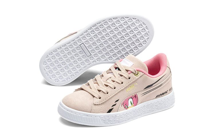 (PS) PUMA Sonic The Hedgehog x Suede 'Who's Faster - Rosewater' 371998-02 - Image 2