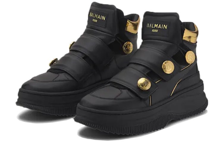 (WMNS) PUMA Balmain x Deva Straps 'Black' 372177-01 - Image 4