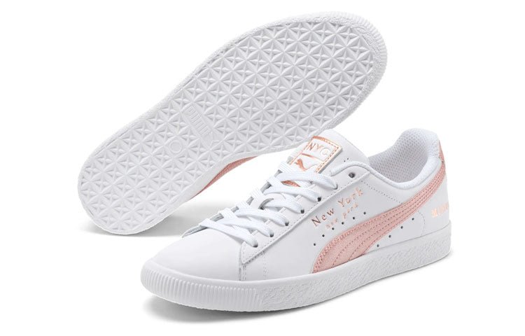 (WMNS) PUMA Clyde NYC Shoes White 372311-01 - Image 3