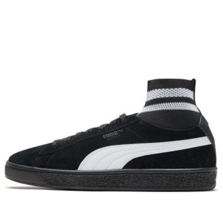 (WMNS) PUMA Suede Classic Sock Ii 'Black' 372562-01
