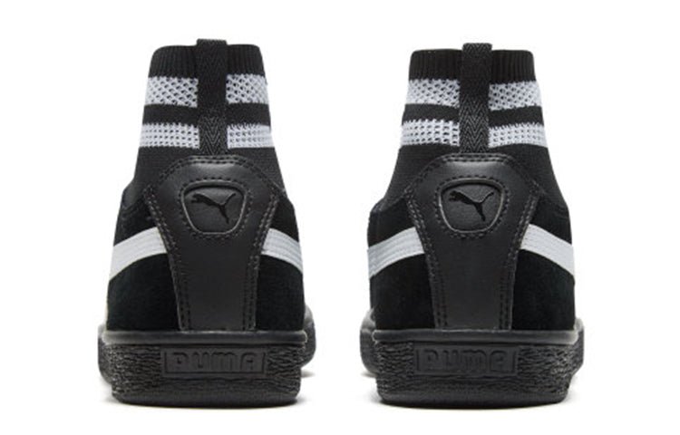 (WMNS) PUMA Suede Classic Sock Ii 'Black' 372562-01 - Image 4