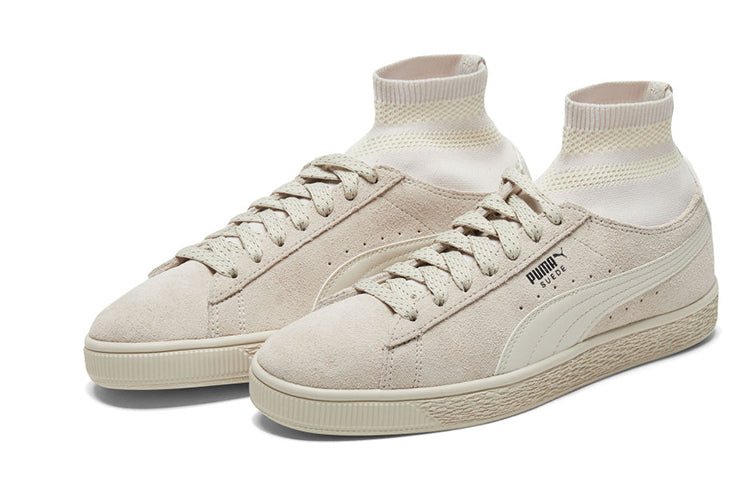 (WMNS) PUMA Suede Classic Sock Ii 'Cream y' 372562-02 - Image 3