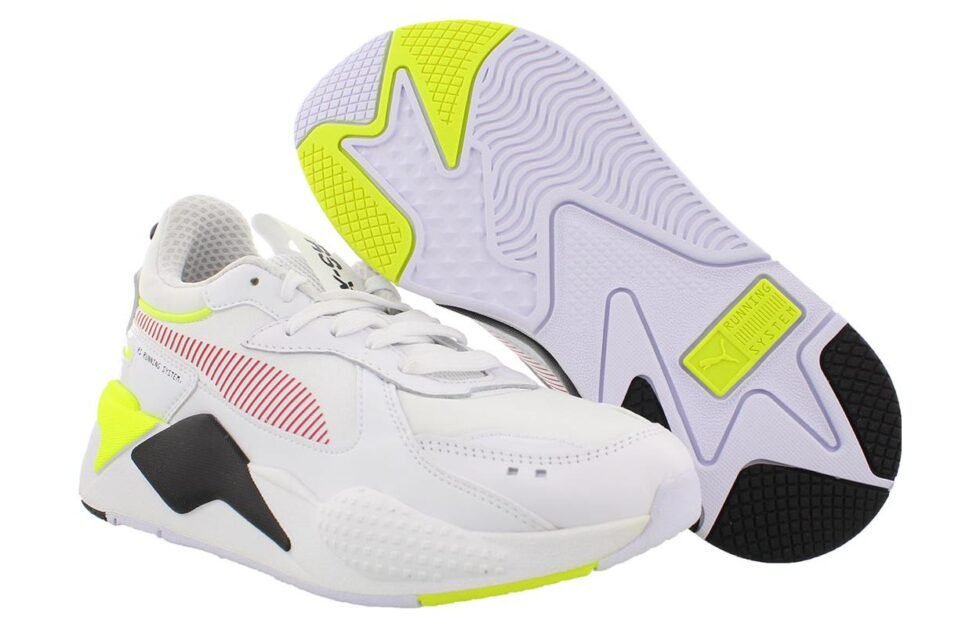 (WMNS) PUMA RS-X Sneakers 'White Red Black' 372780-01 - Image 3